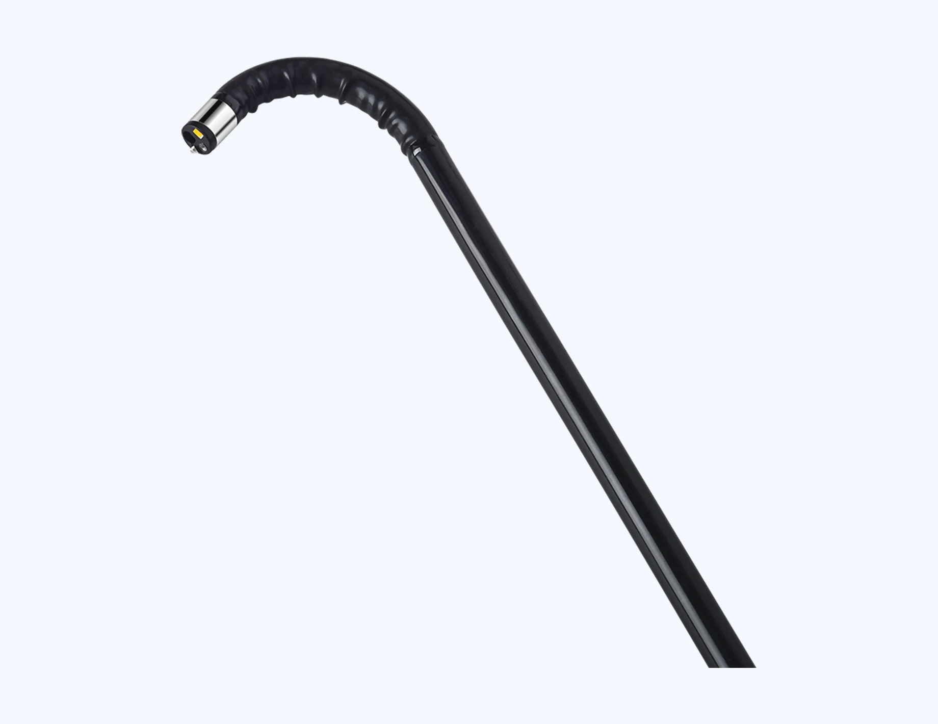 Veterinary gastroscope distal tip and working channel detail