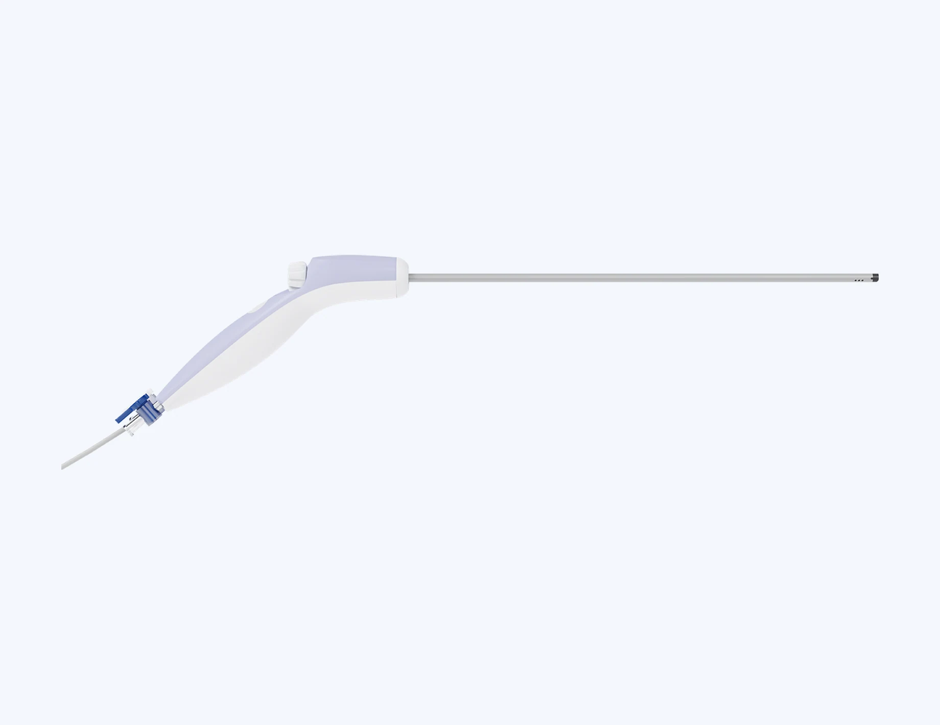 Lumivet veterinary laparoscope with rigid insertion shaft and working channel, main view