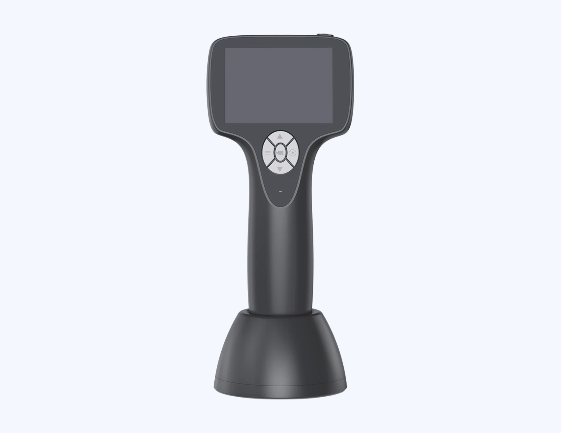 Lumivet veterinary video otoscope with integrated display, front view