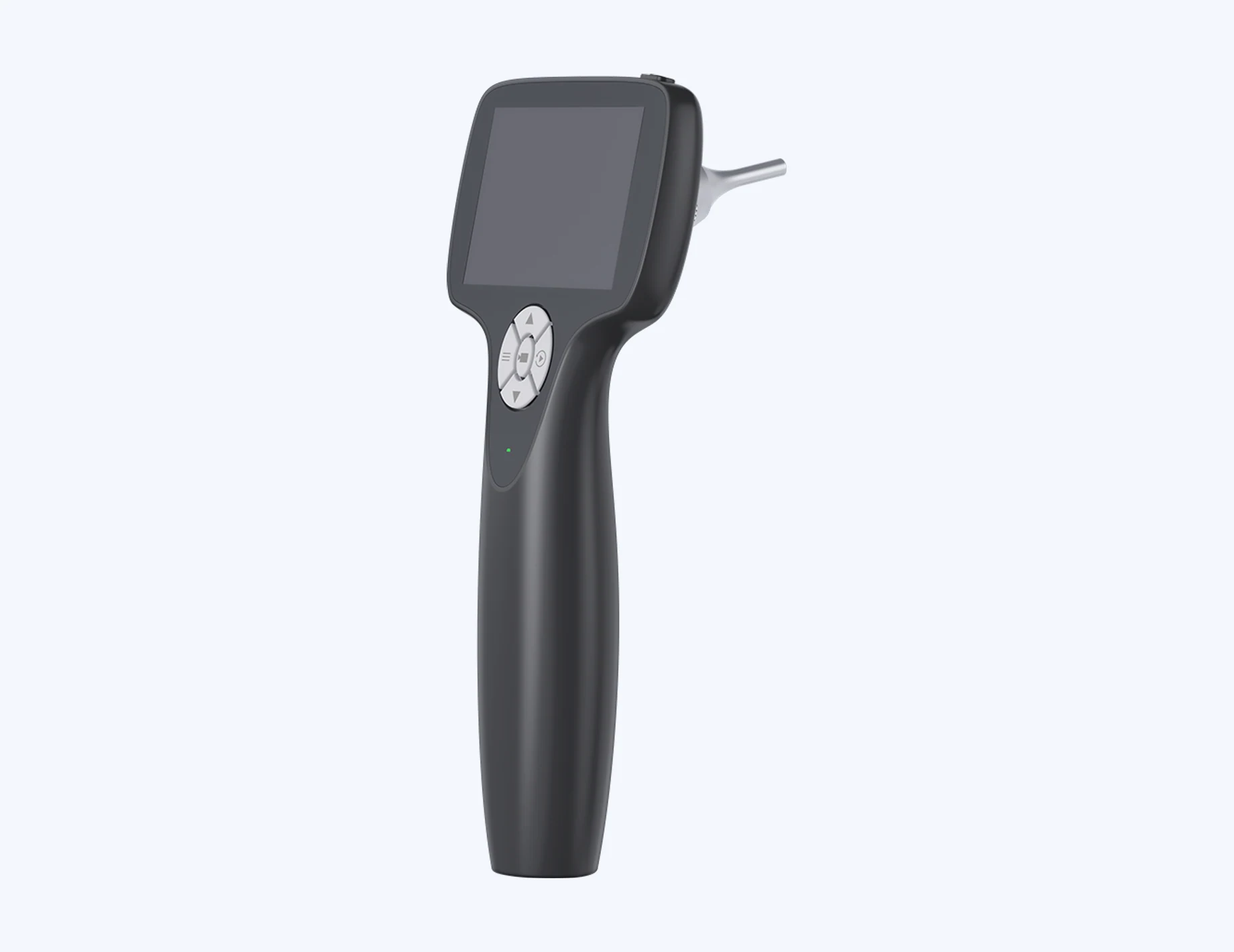 Lumivet veterinary video otoscope with probe, angled view